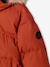 Doudoune garçon à capuche doublée polaire avec moufles ou gants ambre+vert sapin 8 - vertbaudet enfant 
