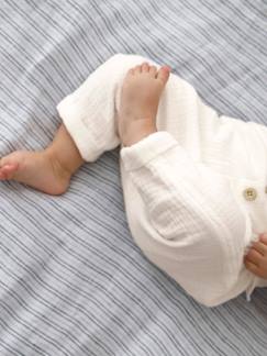 Bébé-Pantalon coupe sarouel en gaze de coton