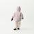 Anorak d'hiver avec doublure polaire MATBABYWEN bébé MINI A TURE rose poudré+vert sauge 3 - vertbaudet enfant 