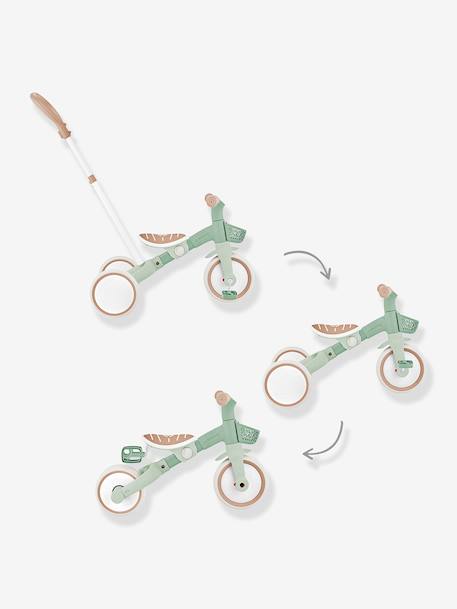 Porteur Learning Trike - Tricycle 3 en 1 - olive+taupe 3 - vertbaudet enfant 
