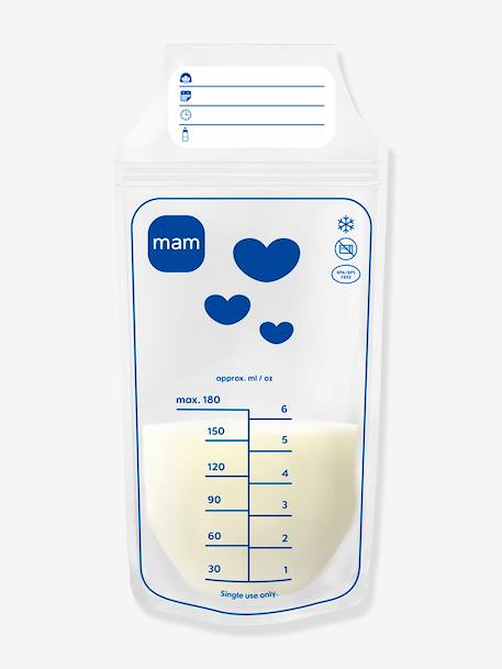 Sachets de conservation 180ml X25 transparent 1 - vertbaudet enfant 