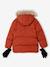Doudoune garçon à capuche doublée polaire avec moufles ou gants ambre+vert sapin 5 - vertbaudet enfant 