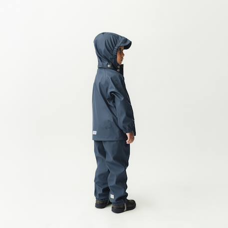 Ensemble veste et pantalon de pluie enfants MATREINAR MINI A TURE bleu foncé+vert 9 - vertbaudet enfant 