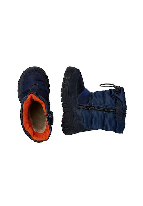 Bottes en suède et tissu poznurr bear 2 wp Marine-+Rose- 4 - vertbaudet enfant 
