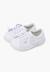 Baskets cuir lavable lacets élastiques Blanc+Bleu marine+Marron 4 - vertbaudet enfant 