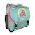 Cartable 35 cm fille POL FOX Rainbow Réversible avec 1 compartiment – CP/CE1/CE2 – Turquoise et rose à motifs arc-en-ciel Multicolore 2 - vertbaudet enfant 