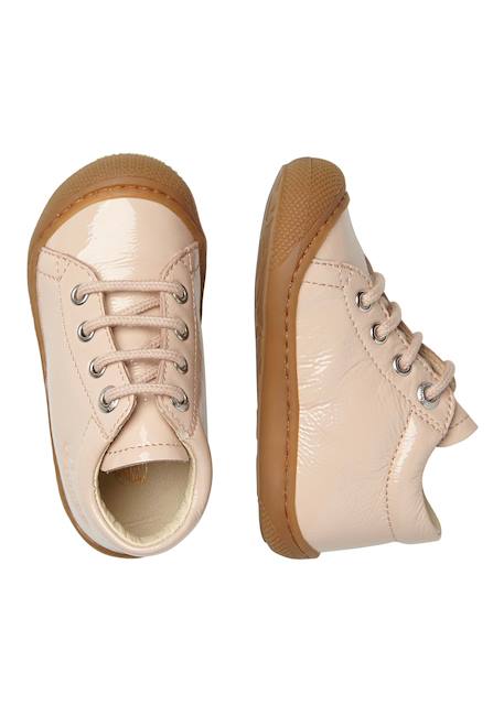 Chaussures en vernis cocoon Beige-+Platine- 4 - vertbaudet enfant 