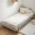 Lit 1 place en bois massif gris et bois 90cm - rétro Naturel 1 - vertbaudet enfant 