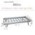 Lit 1 place en bois massif gris et bois 90cm - rétro Naturel 3 - vertbaudet enfant 