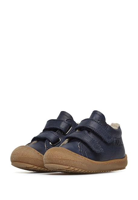 Chaussons doublés en laine racoon vl Bleu foncé- 5 - vertbaudet enfant 