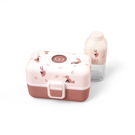 Coffret cadeau enfants lunch box tresor 800ml Cannelle fox+Vert raccoon 3 - vertbaudet enfant 