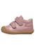 Chaussons premiers pas doublés en laine racoon vl Rose clair-+Sage- 3 - vertbaudet enfant 