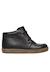Chaussures à lacets en nappa brossé conte Berry red+Noir- 6 - vertbaudet enfant 
