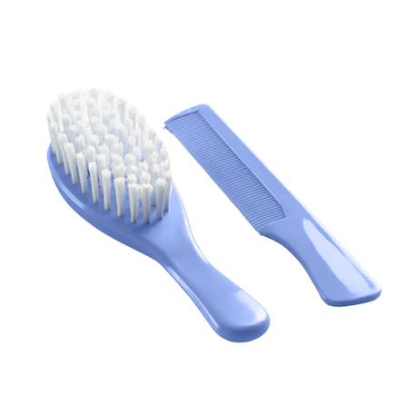 Brosse et peigne Gris charme+Indigo+Prune+Rose bonbon+Turquoise+Vert 6 - vertbaudet enfant 
