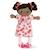 Poupée peluche doudou pour enfant ava Ava, rose 1 - vertbaudet enfant 