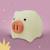 Veilleuse rechargeable cochon Blanc, rose, noir 5 - vertbaudet enfant 