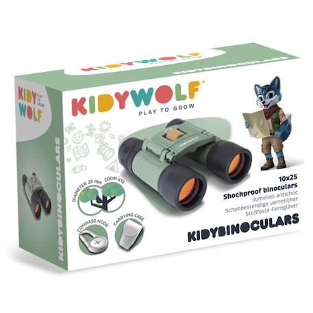 Jumelles antichoc kidybinoculars vertes Vert d'eau 2 - vertbaudet enfant 