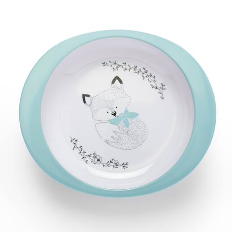 Assiette melamine foret Blanc 1 - vertbaudet enfant 