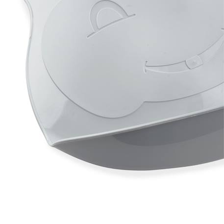 Bavoir semi-rigide avec récupérateur Émeraude+Fleur bleue+Gris charme+Marron glacé+Rose poudré+Vert céladon 12 - vertbaudet enfant 