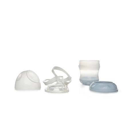Tasse anti-fuite Fleur bleue+Rose poudré+Vert céladon 4 - vertbaudet enfant 