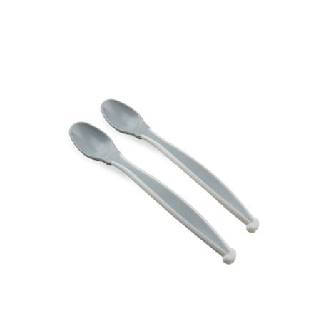 2 cuillères douces Fleur bleue+Gris charme 8 - vertbaudet enfant 