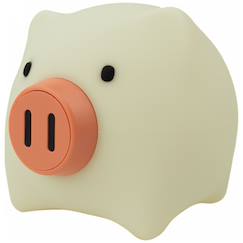 Linge de maison et décoration-Décoration-Veilleuse rechargeable cochon