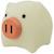 Veilleuse rechargeable cochon Blanc, rose, noir 1 - vertbaudet enfant 