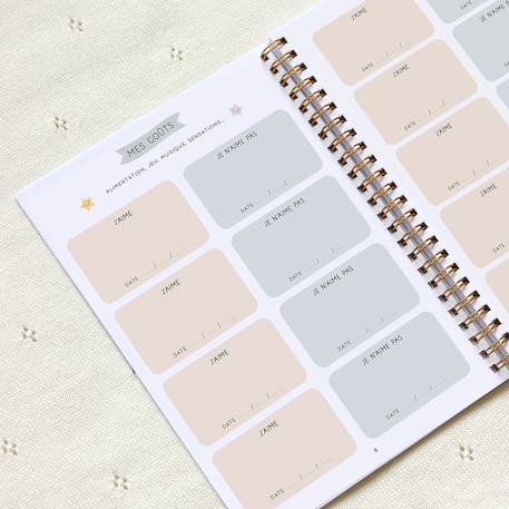 Carnet de liaison parents nounous assmat Vert, blanc, marron 4 - vertbaudet enfant 
