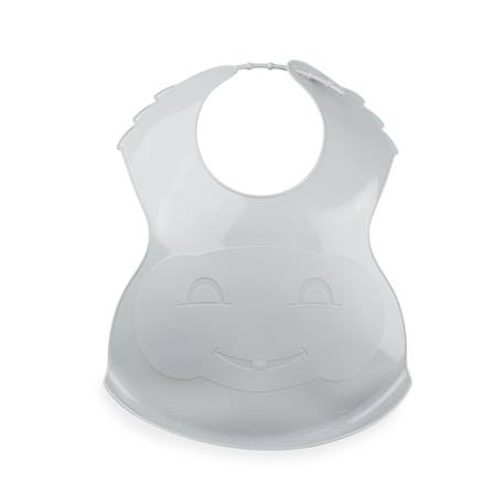 Bavoir semi-rigide avec récupérateur Émeraude+Fleur bleue+Gris charme+Marron glacé+Rose poudré+Vert céladon 11 - vertbaudet enfant 