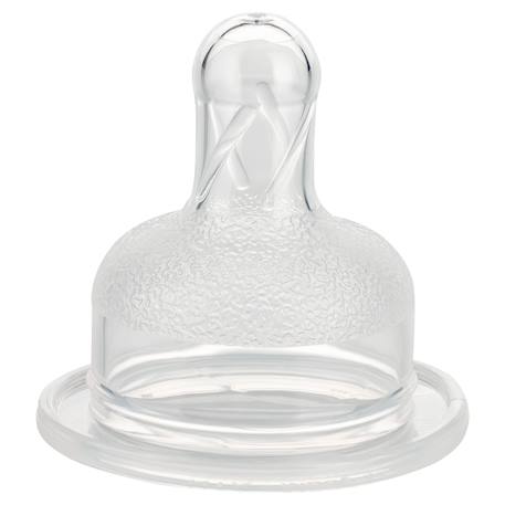 2 tétines silicone anti-colique débit variable gros biberons Transparent 3 - vertbaudet enfant 
