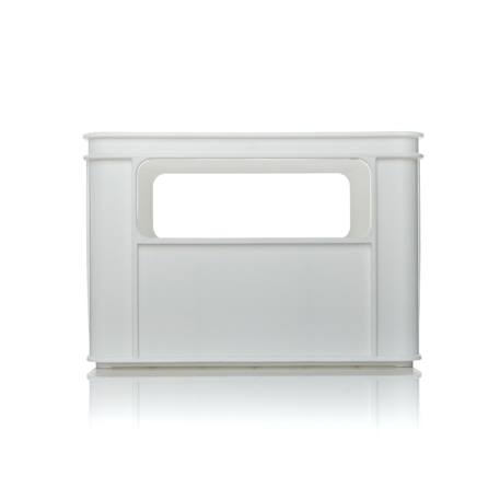 Bac à 6 biberons Blanc+Gris charme 5 - vertbaudet enfant 
