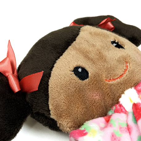 Poupée peluche doudou pour enfant ava Ava, rose 4 - vertbaudet enfant 
