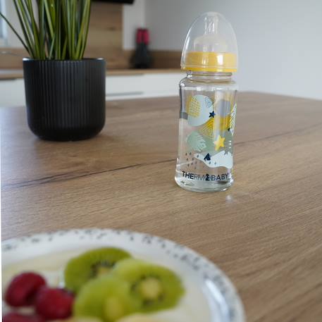 Biberon en verre 230 ml système anti-colique débit moyen Transparent 2 - vertbaudet enfant 