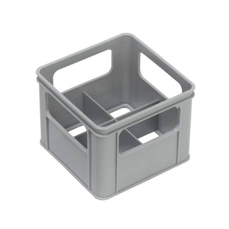 Bac à 4 gros biberons Blanc+Gris charme 6 - vertbaudet enfant 