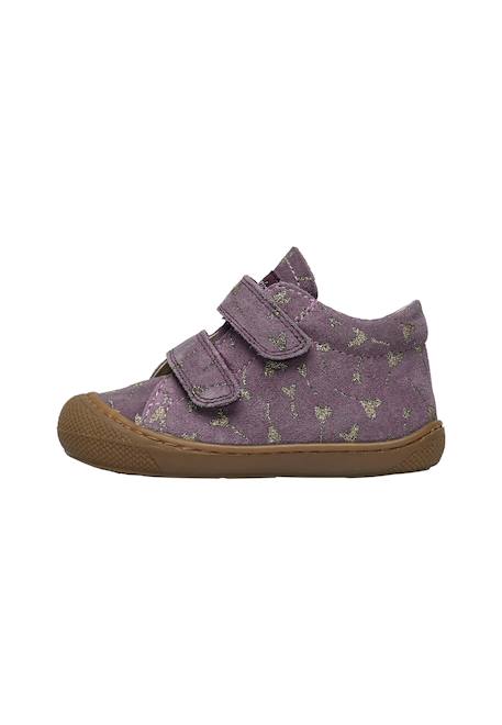 Chaussures premiers pas en suède cocoon vl Rose-platine-+Violet- 8 - vertbaudet enfant 