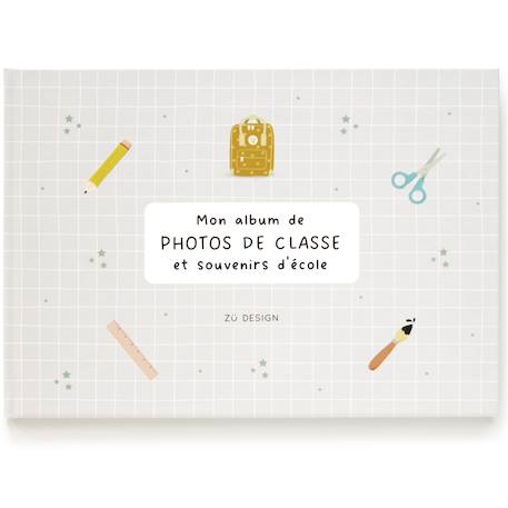 Album photos de classe et souvenirs d'école Gris 1 - vertbaudet enfant 