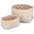 Lot de 2 paniers de rangement Rose, marron, écru 1 - vertbaudet enfant 