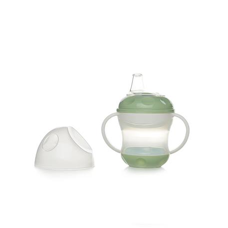 Tasse anti-fuite Fleur bleue+Rose poudré+Vert céladon 15 - vertbaudet enfant 