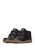 Chaussures à lacets en nappa brossé conte Berry red+Noir- 10 - vertbaudet enfant 
