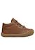 Chaussures premiers pas en cuir avec fermeture éclair cocoon zip Cognac-+Marine- 1 - vertbaudet enfant 