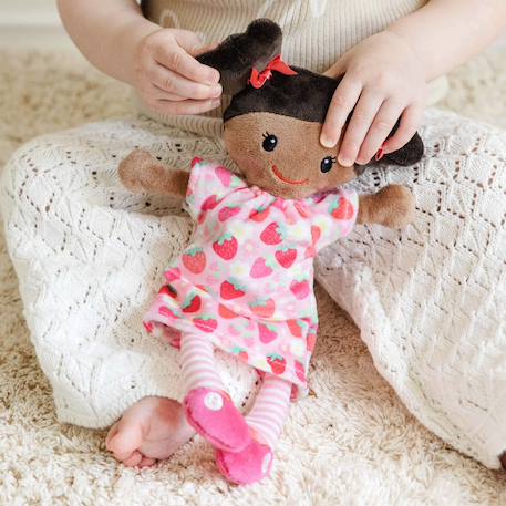 Poupée peluche doudou pour enfant ava Ava, rose 2 - vertbaudet enfant 