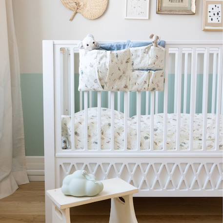 Vide-poches pour lit sea garden Bleu, marron, écru 2 - vertbaudet enfant 