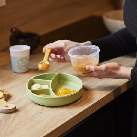 Pack repas silicone Vert 2 - vertbaudet enfant 