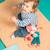 Peluche d'activités jeanne le chat (29 cm) Rose, bleu, jaune 6 - vertbaudet enfant 