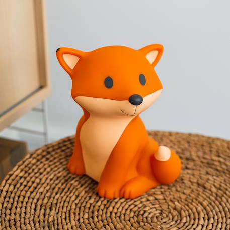 Veilleuse rechargeable césar orange (20 cm) Orange, corail, noir 5 - vertbaudet enfant 