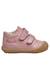 Chaussons premiers pas doublés en laine racoon vl Rose clair-+Sage- 1 - vertbaudet enfant 