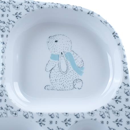 Assiette compartimentée Bleu 3 - vertbaudet enfant 