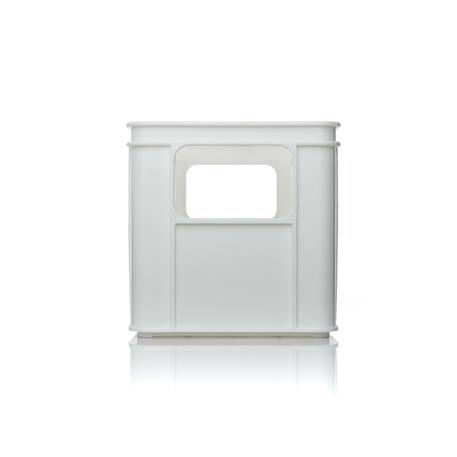 Bac à 6 biberons Blanc+Gris charme 2 - vertbaudet enfant 
