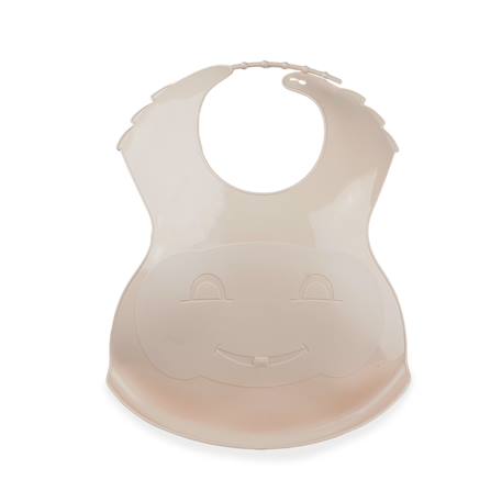 Bavoir semi-rigide avec récupérateur Émeraude+Fleur bleue+Gris charme+Marron glacé+Rose poudré+Vert céladon 17 - vertbaudet enfant 