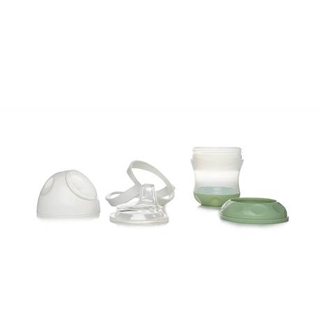 Tasse anti-fuite Fleur bleue+Rose poudré+Vert céladon 17 - vertbaudet enfant 